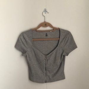 ME to WE PacSun Gray Top